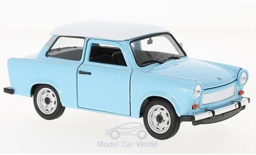 Diecast model cars Trabant 601 Base blue/white 1/24 Welly