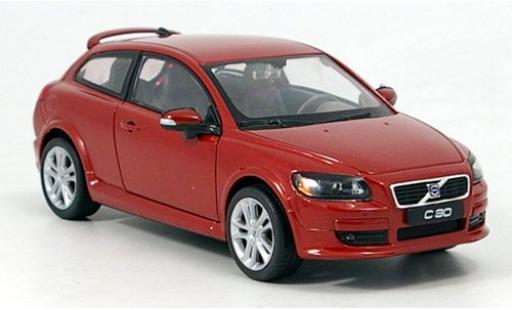 Diecast model cars Volvo C30 Base met.-dkl.-rot 1/24 Welly