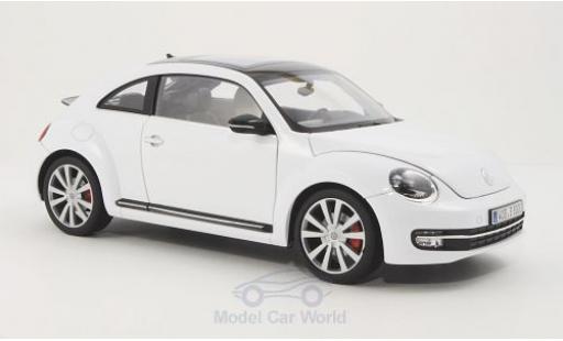 Diecast model cars Volkswagen Beetle Base white 2012 1/18 Welly