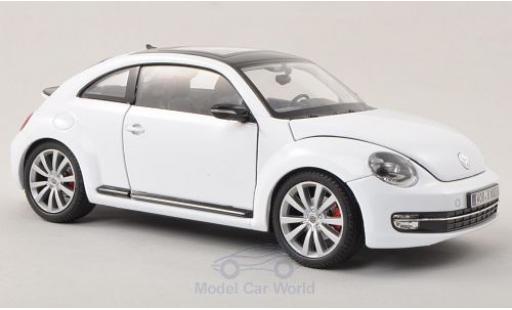 Diecast model cars Volkswagen Beetle Base white 2012 without Vitrine 1/24 Welly