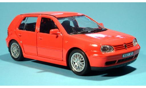 Diecast model cars Volkswagen Golf Base IV red 1/24 Welly