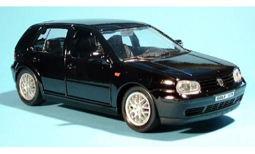 Diecast model cars Volkswagen Golf Base IV black 1/24 Welly