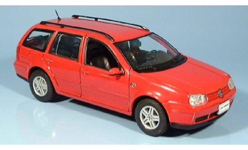 Diecast model cars Volkswagen Golf Variant red 2001 1/24 Welly