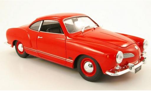 Diecast model cars Volkswagen Karmann Ghia Coupe Ghia Coup&Atilde;&copy; red 1/18 Welly