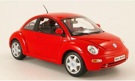 Diecast model cars Volkswagen New Beetle Base red 1/18 Welly