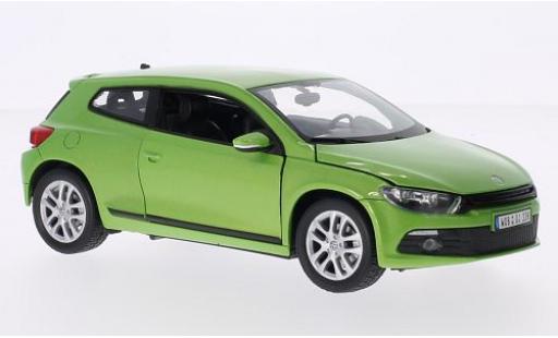 Diecast model cars Volkswagen Scirocco Base III metallic green 1/24 Welly