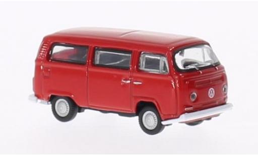 Diecast model cars Volkswagen T2 B Bus red 1972 1/24 Welly