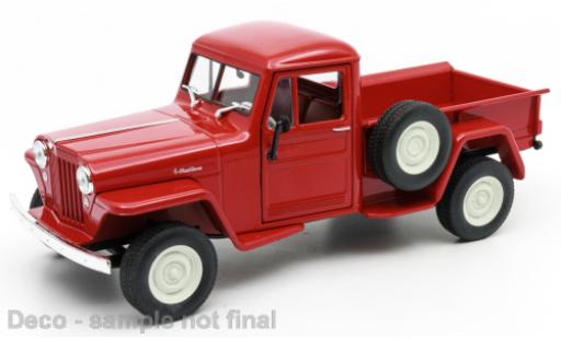 Diecast model cars Jeep Willys Base red 1947 1/24 Welly