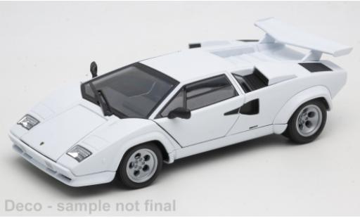Diecast model cars Lamborghini Countach 5000 S LP white 1/24 Welly