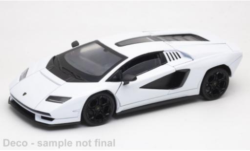 Diecast model cars Lamborghini Countach LPI 800-4 white 1/24 Welly