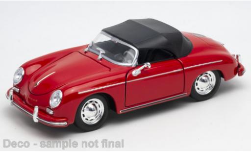 Diecast model cars Porsche 356 A A A Speedster red 1/24 Welly