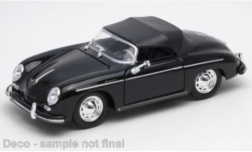 Diecast model cars Porsche 356 A A A Speedster black 1/24 Welly