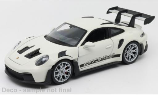 Diecast model cars Porsche 911 RS GTR white 1/24 Welly