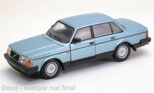 Diecast model cars Volvo 240 GL metallise blue 1/24 Welly