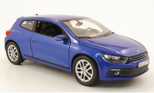 Diecast model cars Volkswagen Scirocco Base 3 metallise blue 1/24 Welly