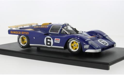 Diecast model cars Ferrari 512 M 24h Daytona 1971 Team Sunoco #6 1/18 Werk83