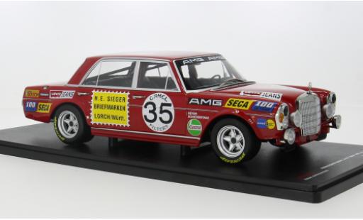 Diecast model cars Mercedes 300 6.3 SEL (W109) 24h Spa 1971 Hannen Alt #35 1/18 Werk83