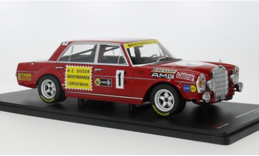 Diecast model cars Mercedes 300 6.8 SEL 24h N&Atilde;&frac14;rburgring 1972 Hannen Alt #1 1/18 Werk83