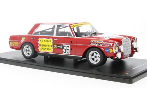 Diecast model cars Mercedes 300 6.8 SEL AMG 200 Meilen N&Atilde;&frac14;rnberg 1972 #56 1/18 Werk83