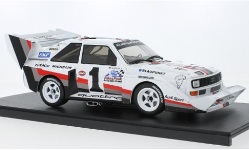 Diecast model cars Audi Sport Quattro s1 e2 No.1 Pikes Peak 1987 1/18 Werk83