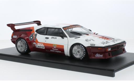 Diecast model cars Bmw M1 1980 No.61 Team Schnitzer 1/18 Werk83