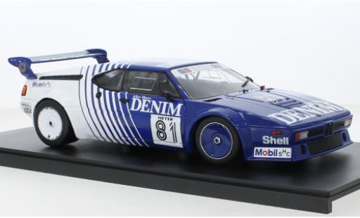 Diecast model cars Bmw M1 1980 No.81 GS Tuning Denim 1/18 Werk83