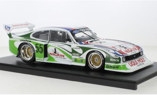 Diecast model cars Ford Capri Turbo Gr.5 No.55 Zakspeed Nigrin DRM 1981 1/18 Werk83