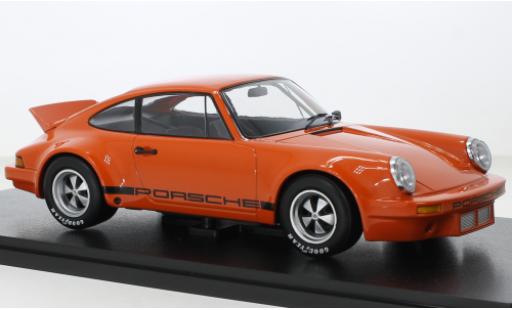 Diecast model cars Porsche 911 RSR Carrera 3.0 orange 1/18 Werk83