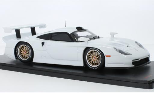 Diecast model cars Porsche 911 GT1 white 1997 1/18 Werk83