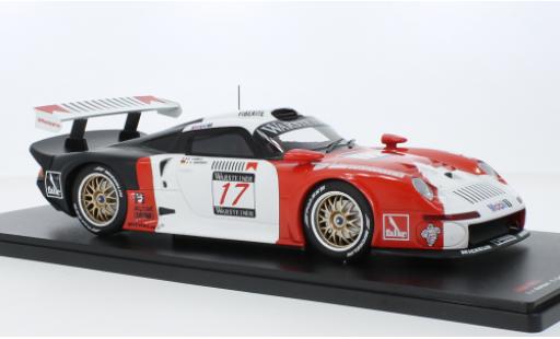 Diecast model cars Porsche 911 GT1 No.17 JB Racing FIA GT Championship Nuerburgring 1997 1/18 Werk83