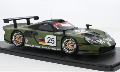 Diecast model cars Porsche 911 GT1 No.25 24h Le Mans Pre-Qualifying 1997 1/18 Werk83