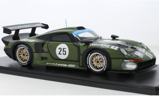 Diecast model cars Porsche 911 GT1 No.25 AG Prequalifying 24h LeMans 1997 1/18 Werk83
