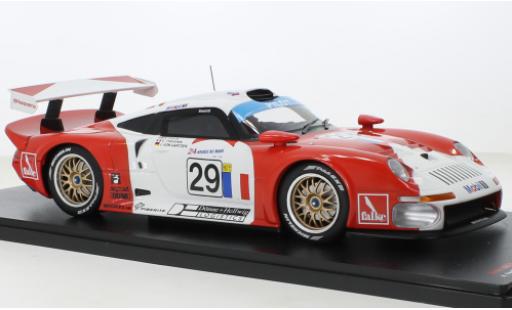 Diecast model cars Porsche 911 GT1 No.29 JP Racing 24h Le Mans 1997 1/18 Werk83