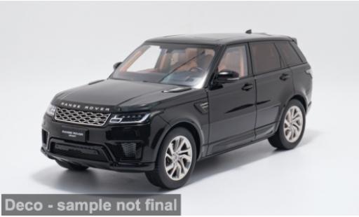 Diecast model cars Land Rover Range Rover Base Land Rover black 1/18 WhelArt