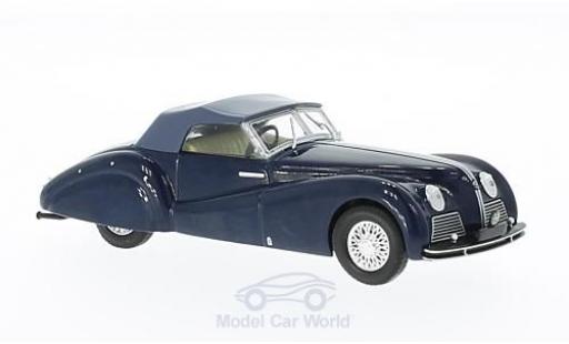 Diecast model cars Alfa Romeo 6C 2500 SS Spider blue/grey 1939 1/43 WhiteBox