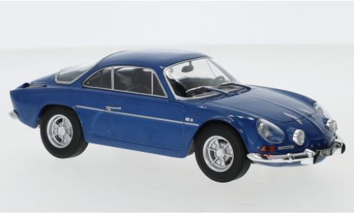 Diecast model cars Alpine A110 rallye Renault 1300 metallic blue 1971 1/24 WhiteBox