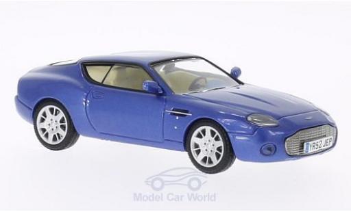 Diecast model cars Aston Martin DB7 vantage Zagato metallic blue 2003 1/43 WhiteBox