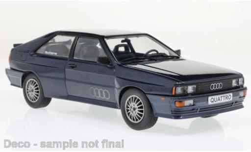 Diecast model cars Audi Quattro coupe blue/Dekor 1981 1/24 WhiteBox