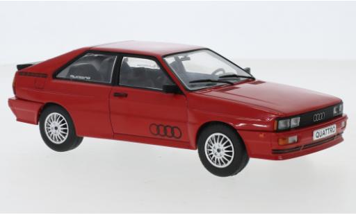Diecast model cars Audi Quattro coupe red 1980 1/24 WhiteBox