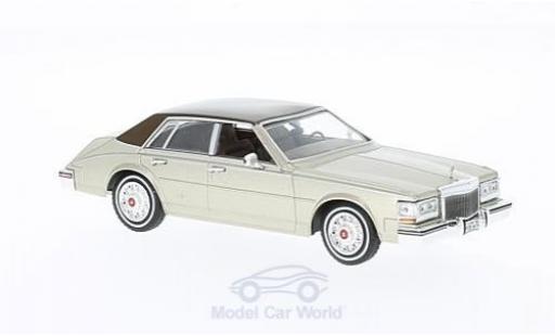 Diecast model cars Cadillac Seville Elegante MK II metallic beige/brown 1980 1/43 WhiteBox