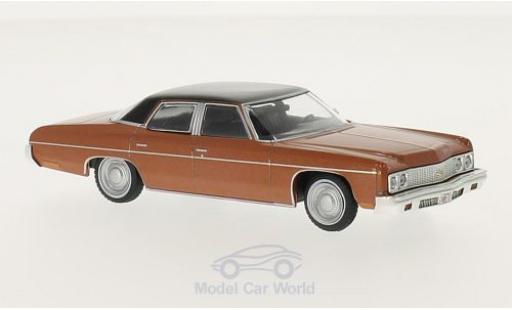 Diecast model cars Chevrolet Bel Air Coupe metallic copper/black 1973 1/43 WhiteBox