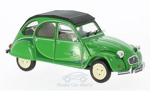 Diecast model cars Citroen 2CV Berline green I fly bleifrei 1986 1/43 WhiteBox