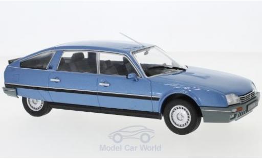 Diecast model cars Citroen CX Prestige 2500 Phase 2 metallic blue 1986 1/24 WhiteBox