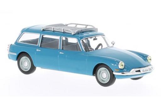 Diecast model cars Citroen ID 19 Break Estate blue 1960 1/43 WhiteBox