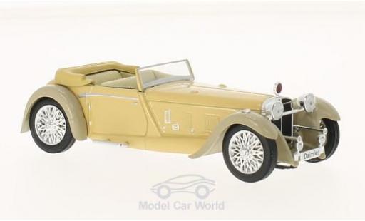 Diecast model cars Daimler Double Six Cabriolet 50 Convertible beige/grey RHD 1931 1/43 WhiteBox