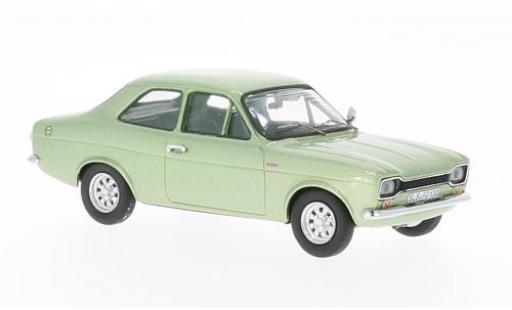 Diecast model cars Ford Escort 1300 GT I metallic green 1970 1/43 WhiteBox