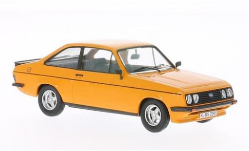 Diecast model cars Ford Escort RS 2000 II orange 1978 1/43 WhiteBox