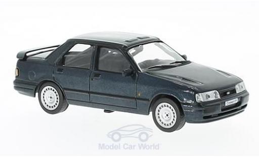 Diecast model cars Ford Sierra Cosworth metallic grey 1990 1/43 WhiteBox