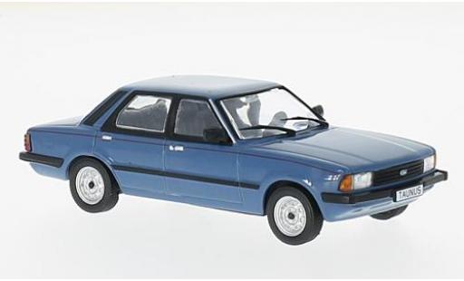 Diecast model cars Ford Taunus TC2 Brillant blue 1982 1/43 WhiteBox