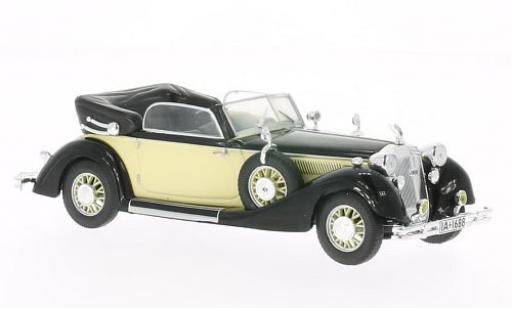 Diecast model cars Horch 853 853A A black/beige 1938 1/43 WhiteBox